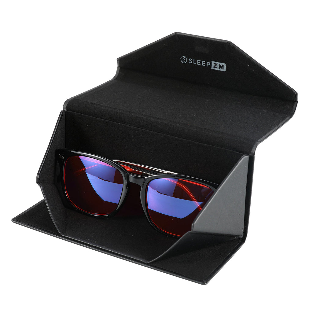 Premium Wayfarer Red + Case — Bright Shop
