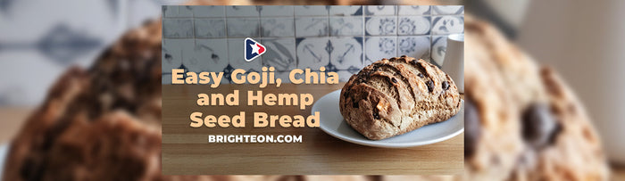 Easy Goji, Chia and Hemp Seed Bread
