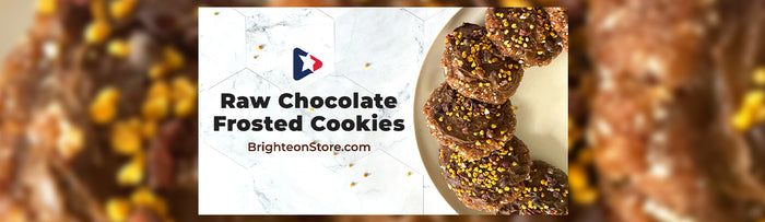 Raw Chocolate Frosted Cookies