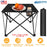 2Pcs Foldable Camping Table Portable Picnic Table Lightweight Travel Desk with 2 Cup Holders/Table Carrying Bag