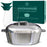 Oval Dutch Oven with Lid - 10 Quart (15 Inch)