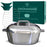 Ultimate Oval Collection - 4-Piece Cast Aluminum Oval Dutch Oven Set Includes 11", 13", 15" & 18" Ovals