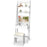 3-in-1 Modern Shelf Vanity Set with Flip Top Mirror and 6 Makeup Organizers