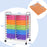 20 Drawers Storage Rolling Cart Studio Organizer-Multicolor