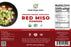 Freeze Dried Organic Red Miso Powder 45oz (1300g) #10 can (2-Pack)
