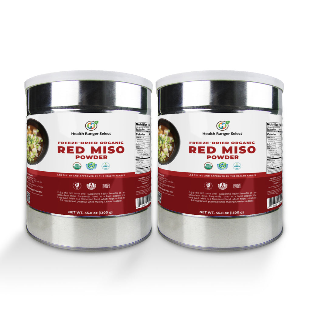 Freeze Dried Organic Red Miso Powder 45oz (1300g) #10 can (2-Pack ...