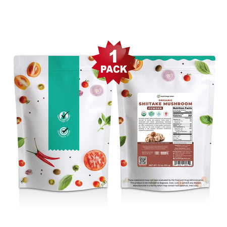 Organic Shiitake Mushroom Powder 3.5 oz (100g)