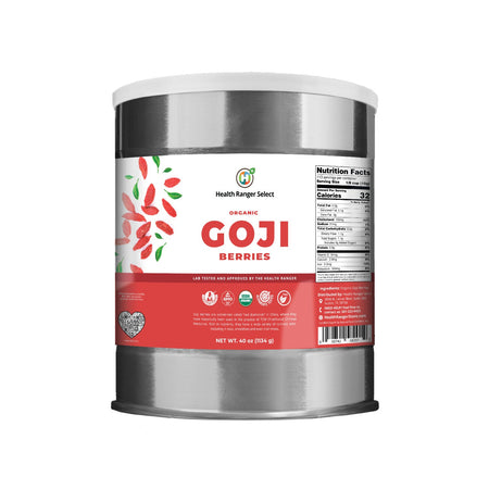 Organic Goji Berries (40oz, #10 can) (2-Pack)