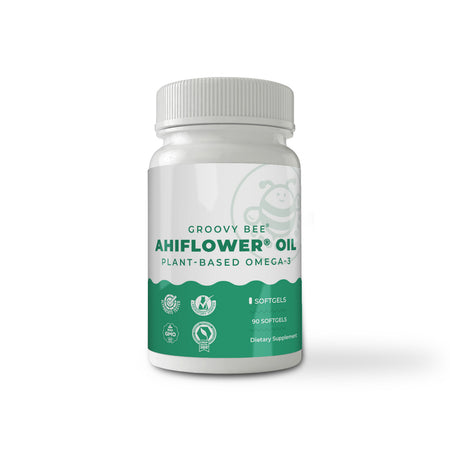 Health Ranger's Hawaiian Astaxanthin + Groovy Bee® Ahiflower Oil 90 Softgels - Plant-Based Omega 3-6-9 Combo Pack