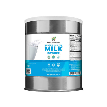 Organic Non-Fat Milk Powder (40 oz, 1133g) #10 Can (2-Pack)