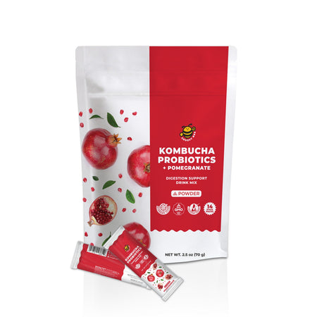 Kombucha Probiotics + Pomegranate Powder (14 counts) 2.5 oz (70g)