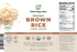 Mega Bucket Organic Long Grain Brown Rice  18LB (8160g)
