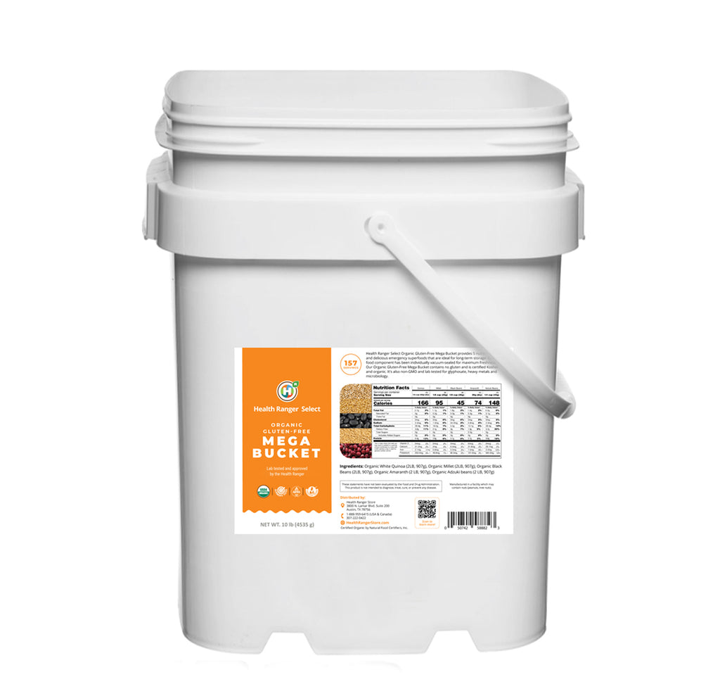 Mega Bucket Organic Gluten-Free 10LB (4535g) — Bright Shop