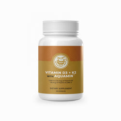 Vitamin D3 + K2 with Aquamin™ 60 Caps
