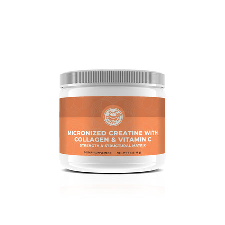 Micronized Creatine with Collagen & Vitamin C - Strength & Structural Matrix (7oz ) (198 g)