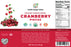 Organic Freeze Dried Cranberry Pieces 5 oz (141g) #10 Can (2-Pack)