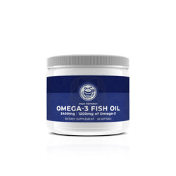 High Potency Omega-3 Fish Oil 2400mg | 1200mg of Omega 3 (60 Softgels)