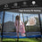 8 Feet Trampoline Safety Replacement Protection Enclosure Net
