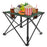 2Pcs Foldable Camping Table Portable Picnic Table Lightweight Travel Desk with 2 Cup Holders/Table Carrying Bag