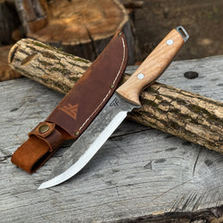 Hand-Forged Bushcraft Knife, 12 cm (4.72 inches)