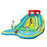 Double Side Inflatable Water Slide Park with Climbing Wall for Outdoor Without Blower