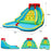Double Side Inflatable Water Slide Park with Climbing Wall for Outdoor Without Blower
