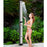 7.2 Feet Solar-Heated Outdoor Shower with Free-Rotating Shower Head