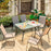 7-Piece Patio Dining Set with 6 Stackable Chairs