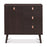 3-drawer Sideboard Storage Display Cabinet-Brown