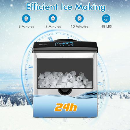 2-in-1 Ice Maker & Water Dispenser