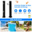 7.2 Feet Solar-Heated Outdoor Shower with Free-Rotating Shower Head