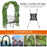 Steel Garden Arch with 2-Seat Bench