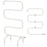 100W Electric Towel Warmer Drying Rack