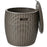9.5 Gallon 4-in-1 Patio Rattan Cool Bar Cocktail Table Side Table