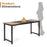 63 Inch Modern Splice Computer Desk with Heavy Duty Steel Frame
