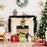 9 Feet Pre-lit Christmas Halloween Garland with 50 Purple LED Lights