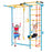 7 In 1 Kids Indoor Gym Playground Swedish Wall Ladder for Solid Wall-Yellow