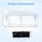 10 x 20 FT Pop up Canopy Tent with Carry Bag for Party BBQ-White