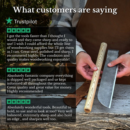 Hand-Forged Splitting Froe, Blade - 25.5 cm (10 inches)