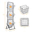 3-Tier Fruit Basket Stand with Adjustable Heights