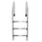 3-Step Stainless Steel Swimming Pool Ladder with Anti-Slip Step