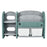 Kids Toy Storage Organizer with 2-Tier Bookshelf and Plastic Bins