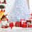 6 Feet Iridescent Tinsel Artificial Christmas Tree with 792 Branch Tips