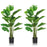 2 Pieces 5 Feet Artificial Monstera Tree Set