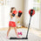 Kids Punching Bag with Adjustable Stand and Boxing Gloves