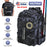 42L/11Gal Fishing Backpack Large Capacity Fishing Tackle Storage Bag with Rod Holders 16-Pocket Water-Resistant with Divider Adjustable Padded Straps