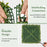12-Pieces 20 Inch x 20 Inch Artificial Hedge Boxwood Panels