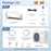 12000 BTU 18.1 SEER2 115V Mini Split Air Conditioner Works with Alexa