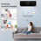 12000 BTU 22 SEER2 208-230V Wifi Enabled Mini Split Air Conditioner and Heater Black
