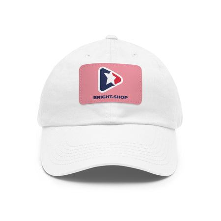 Dad Hat with Leather Patch (Rectangle)